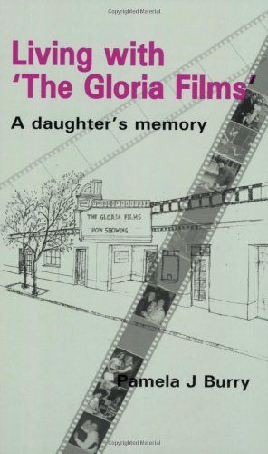 Book cover with sketch of a cinema and filmstrip imagery.