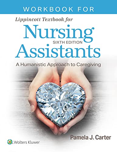 Cover of the Workbook for Lippincott Textbook for Nursing Assistants showing hands holding a diamond.