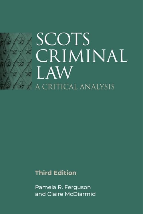Green book cover with white text: "Scots Criminal Law, Third Edition.