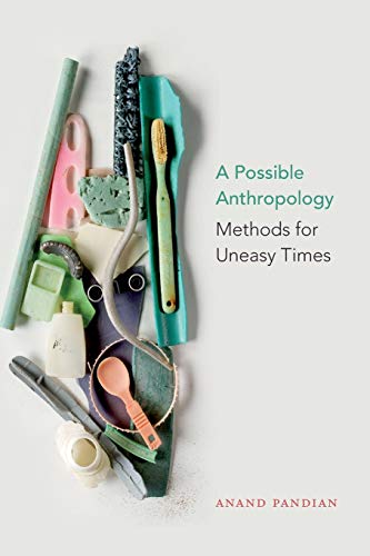 Book cover: “A Possible Anthropology” with abstract collage of objects.