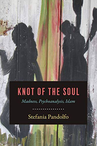 Book cover with silhouetted figures and red title: "Knot of the Soul.