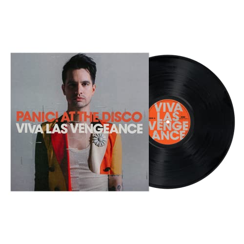 Panic! At The Disco "Viva Las Vengeance" vinyl record with portrait cover.