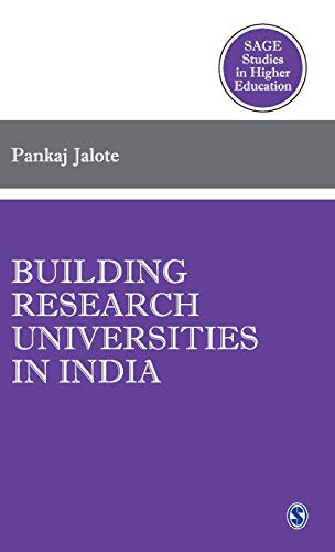 Book cover: "Building Research Universities in India" by Pankaj Jalote.