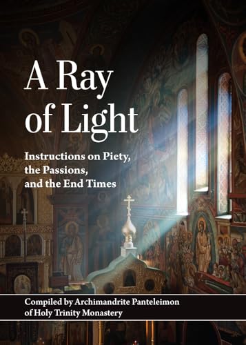 Book cover: “A Ray of Light” with church interior and icons.