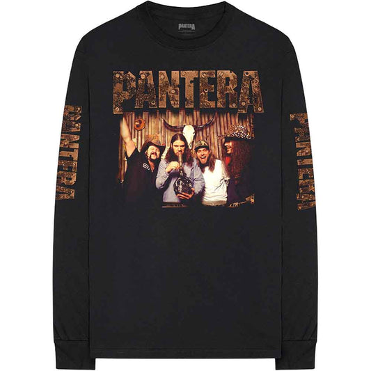 Black long sleeve t-shirt with Pantera band logo and image.