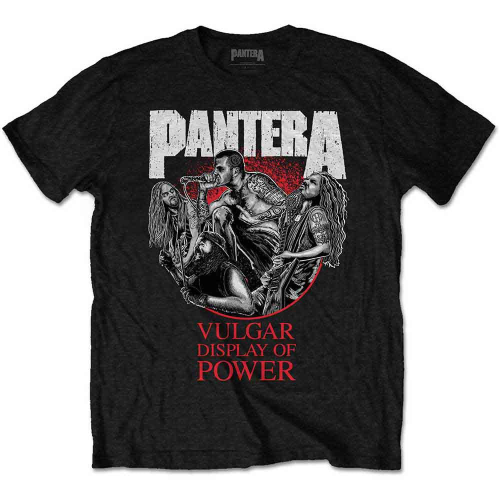 Black t-shirt commemorating Pantera's "Vulgar Display of Power" 30th anniversary.
