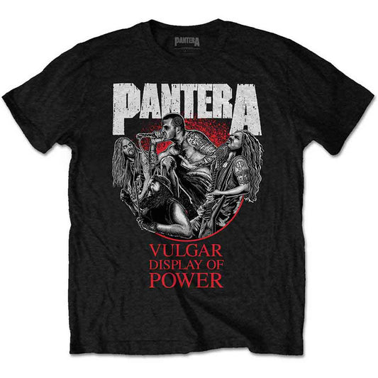 Black t-shirt commemorating Pantera's "Vulgar Display of Power" 30th anniversary.
