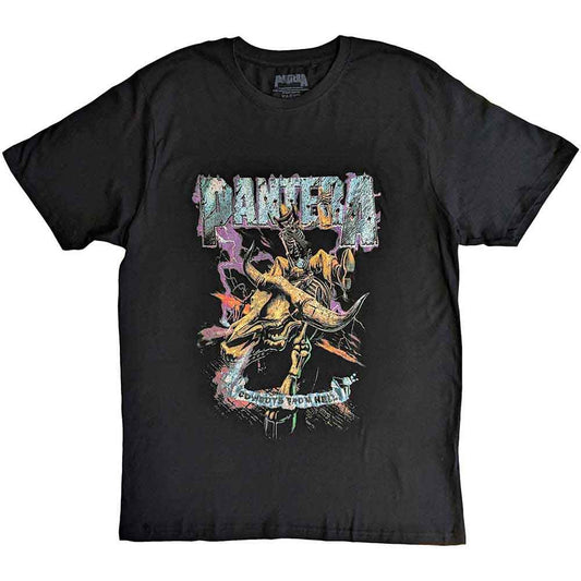 Black t-shirt with vintage Pantera band logo, size XXX-Large.