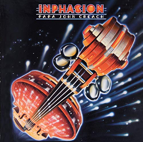 CD cover for “Inphasion” by Papa John Creach, featuring a futuristic violin.