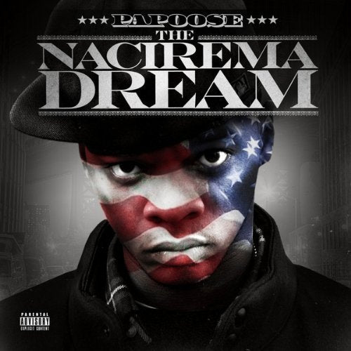 CD cover: Man with American flag painted on his face.