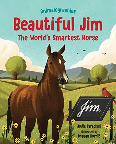 Book cover featuring an illustrated brown horse in a green landscape.
