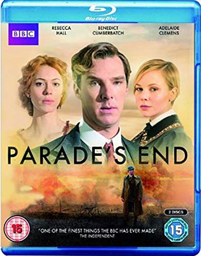 Parade's End" Blu-ray cover featuring Benedict Cumberbatch and two women.