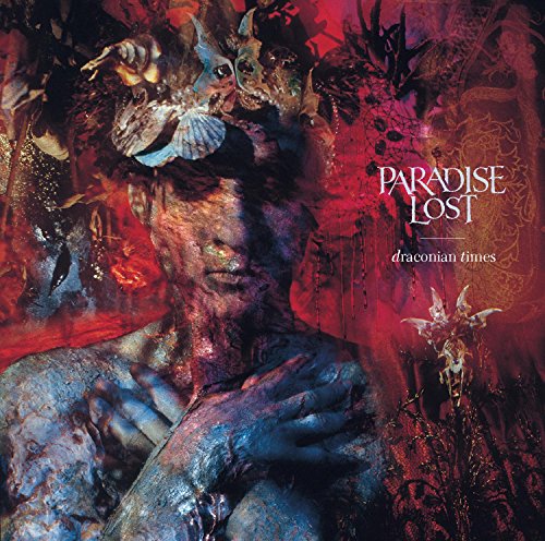 CD cover: bust with floral and skeletal imagery, red and blue tones.
