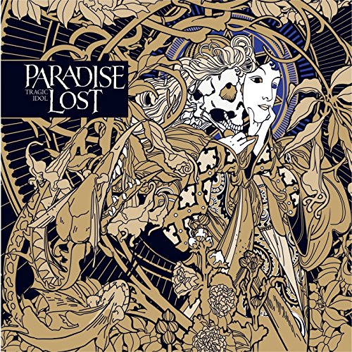 CD cover: ornate gold design with a woman and skull imagery.