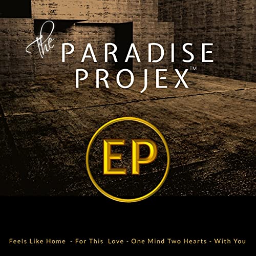 Album cover for The Paradise Projex EP featuring a textured stone background.