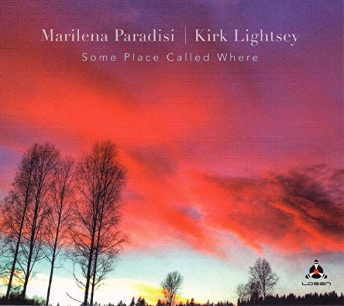 CD cover with a vibrant red and purple sunset over silhouetted trees.