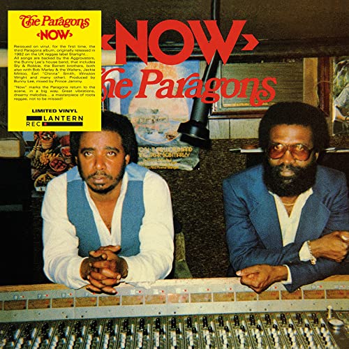 Vinyl record cover for The Paragons’ “Now” featuring two men’s portraits.