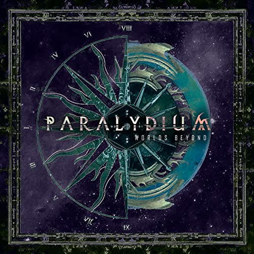 CD cover with a dark, ornate circular design and starfield background.