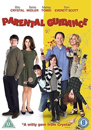 Parental Guidance" DVD cover featuring a family group portrait.