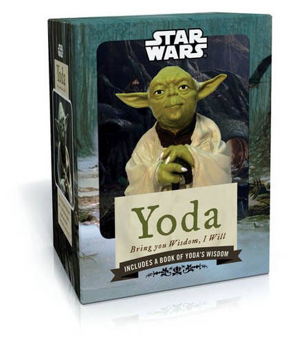 Book featuring Yoda from Star Wars, with teal cover and white text.