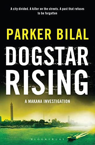 Book cover: "Dogstar Rising" with a city skyline and bold text.