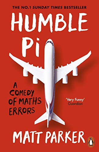Red book cover with white text and an illustration of an airplane.