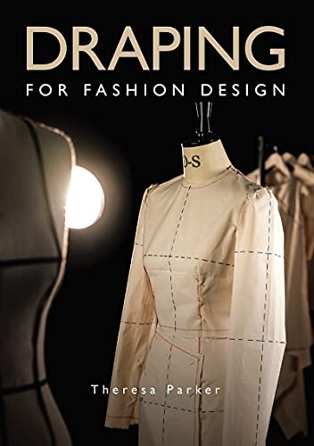 Book cover for "Draping for Fashion Design" with a dress form.