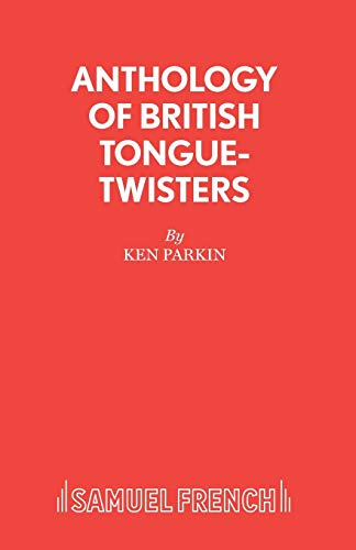 Red book cover with white text: "Anthology of British Tongue-Twisters.