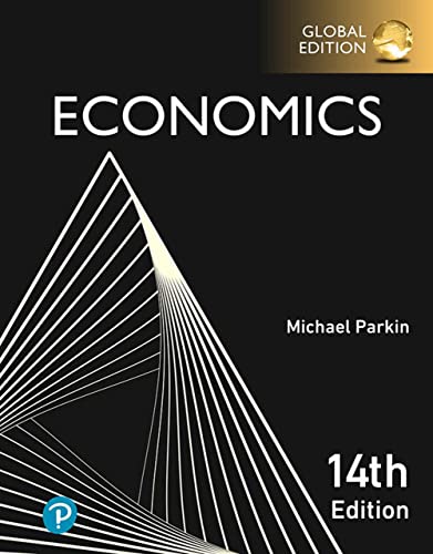 Black textbook cover with white text reading "ECONOMICS" and "14th Edition".