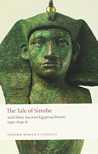 Book cover featuring a weathered green bronze bust of an ancient Egyptian pharaoh.