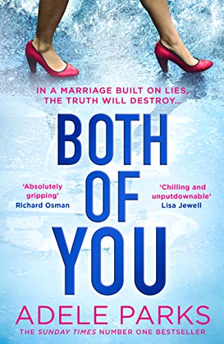 Book cover featuring legs in red high heels walking on a blue icy surface.
