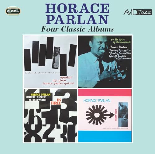 CD cover for Horace Parlan’s “Four Classic Albums” featuring album artwork.