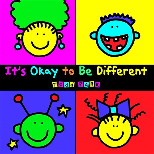 Colorful cartoon faces with diverse features on a book cover.