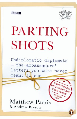 Book cover for “Parting Shots” with red title text and a sealed envelope.