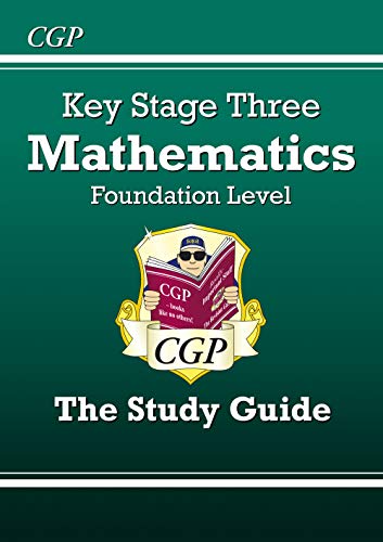 Green CGP Key Stage Three Mathematics Foundation Level study guide cover.