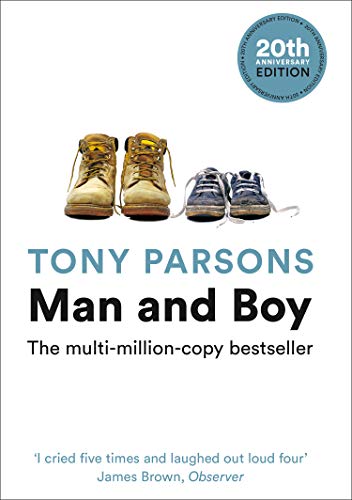 Book cover: "Man and Boy" with adult and child boots pictured.