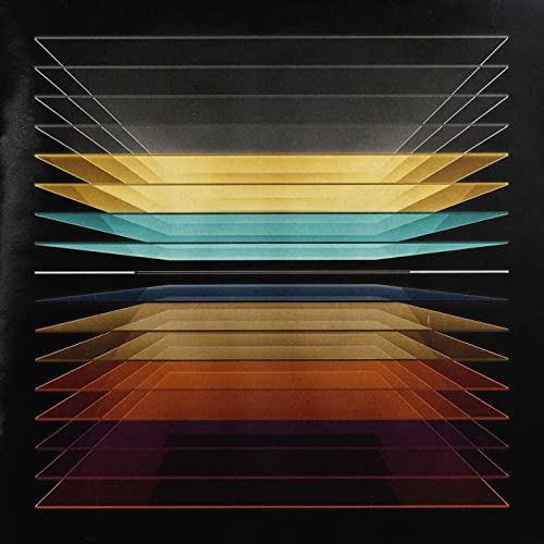 Partynextdoor “Colours” vinyl album cover with layered, colorful geometric shapes.