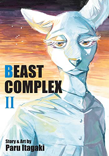 Manga cover featuring an anthropomorphic animal character against an orange and purple sunset background.