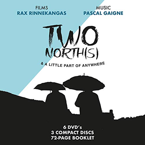 DVD cover for "Two North" featuring silhouettes under umbrellas.