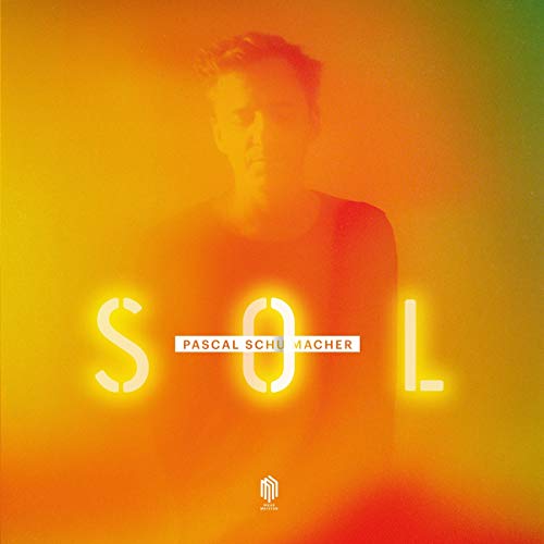 Album cover for Pascal Schumacher's "Sol" featuring a portrait and text.