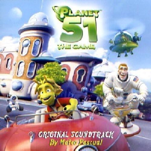 CD case for Planet 51 video game, featuring colorful alien artwork.