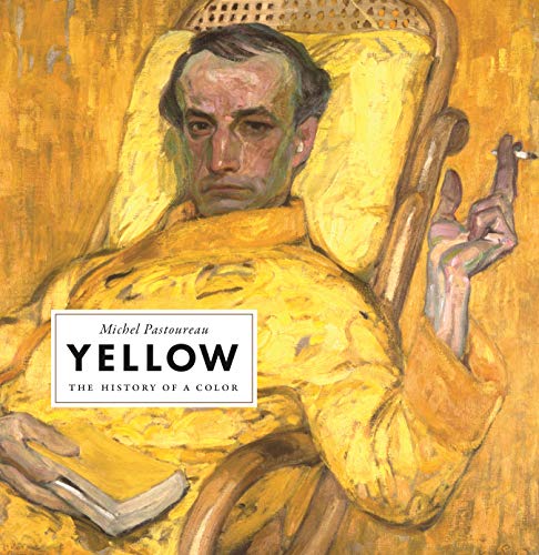 Book cover featuring a portrait of a man in yellow, titled "Yellow.