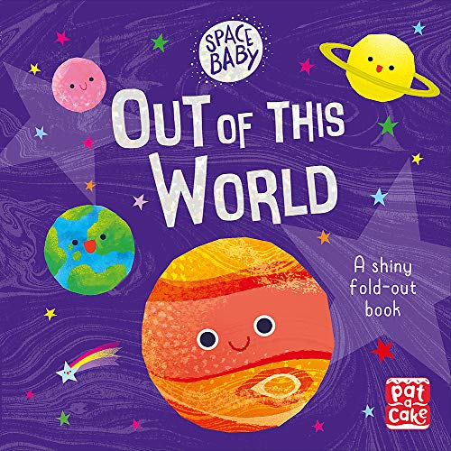 Book cover with cartoon planets and the title "Out of This World.