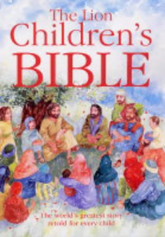 Cover of “The Lion Children’s Bible” depicting Jesus with children.