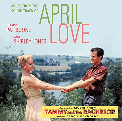 "CD cover featuring Pat Boone and Shirley Jones holding hands outdoors."