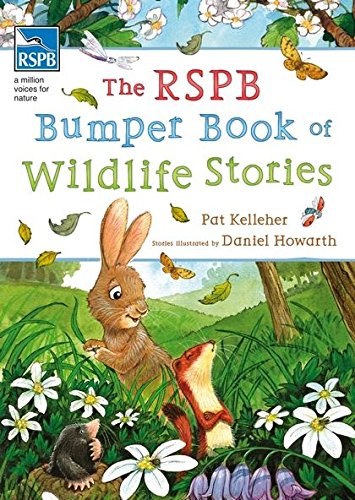 Book cover with illustrations of a hare, weasel, and mole in grass.