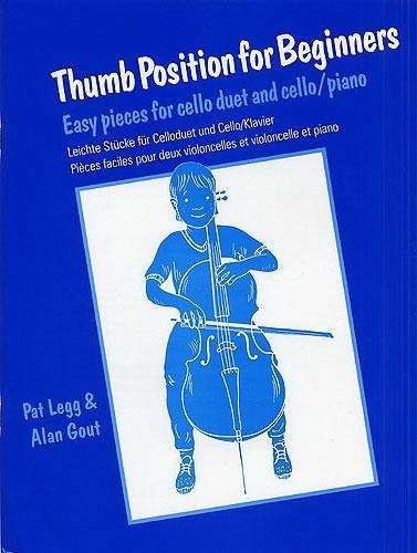 Blue book cover with a young cellist playing the instrument.