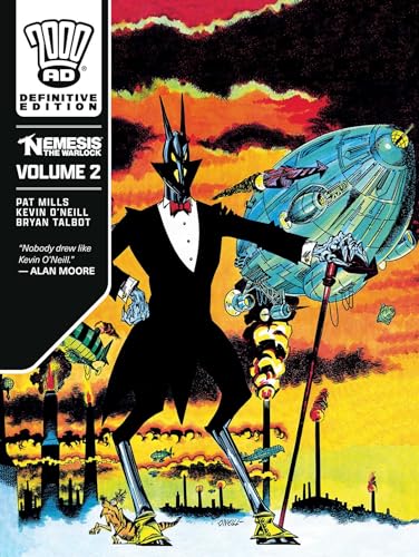 Nemesis the Warlock cover: a tall, robotic figure with a spaceship.