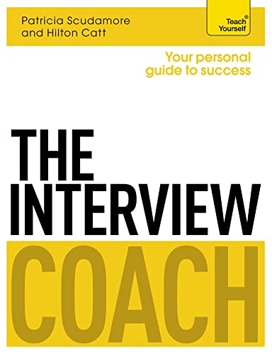 Book cover for The Interview Coach with yellow and white sections and black text.