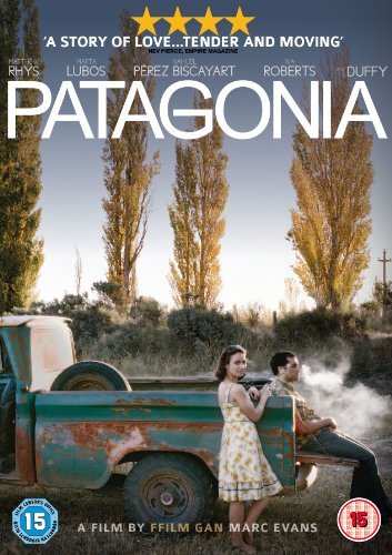 DVD cover for "Patagonia" featuring a couple by a vintage truck.